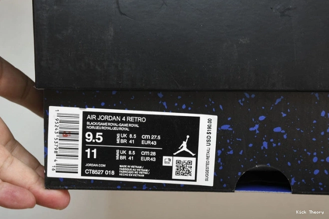 Kick Theory 4 Jordan Royal CT8527-018 Black Game Retro 0815